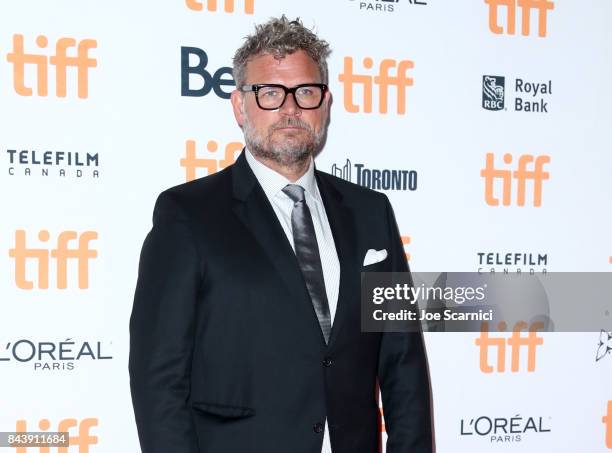 Yorick van Wageningen attends the 'Papillon' premiere during the 2017 Toronto International Film Festival at Princess of Wales Theatre on September...