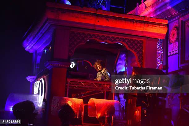 Annie Mac performs on the Temple stage for Radio 1 at Bestival at Lulworth Castle on September 7, 2017 in Wareham, England.