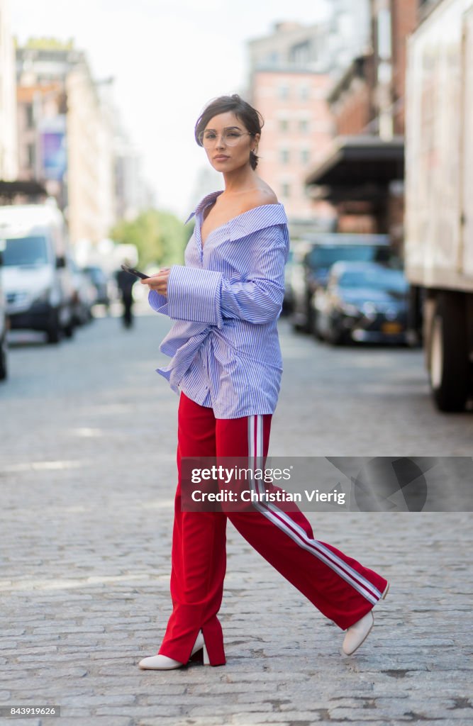 New York Fashion Week - Street Style - Day 1