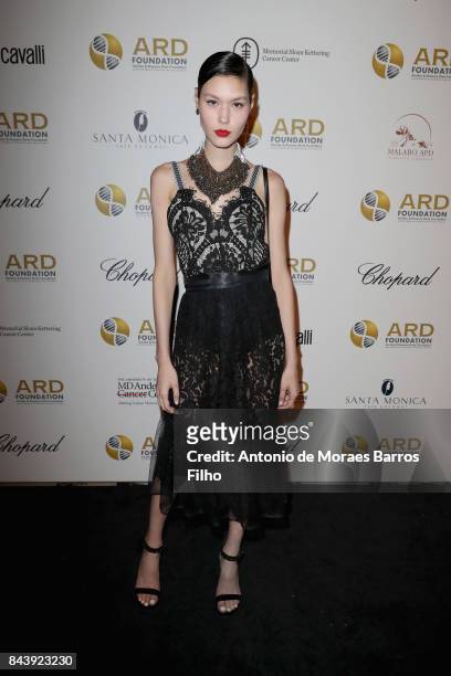 Model Angelica Erthal attends the Alcides & Rosaura Foundations' "A Brazilian Night" to Benefit Memorial Sloan Kettering Cancer Center at Cipriani...