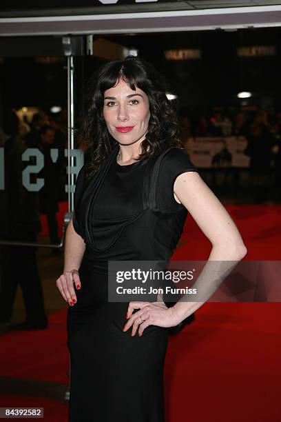 Halina Reijn attends the UK premiere of 'Valkyrie' at Odeon Leicester Square on January 21, 2009 in London, England.