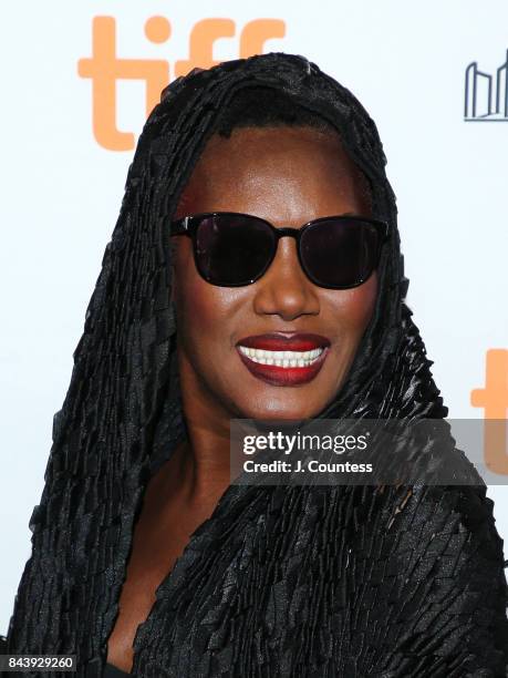 Singer/musician Grace Jones attends the "Grace Jones: Bloodlight And Bami" premiere during the 2017 Toronto International Film Festival at The Elgin...