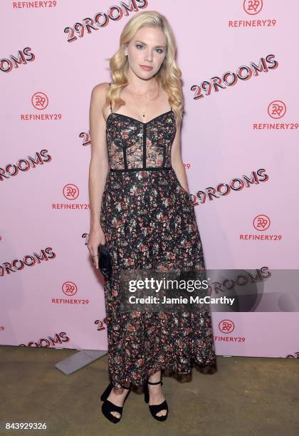 Actress MacKenzie Mauzy attends the Refinery29 Third Annual 29Rooms: Turn It Into Art event on September 7, 2017 in the Brooklyn borough of New York...