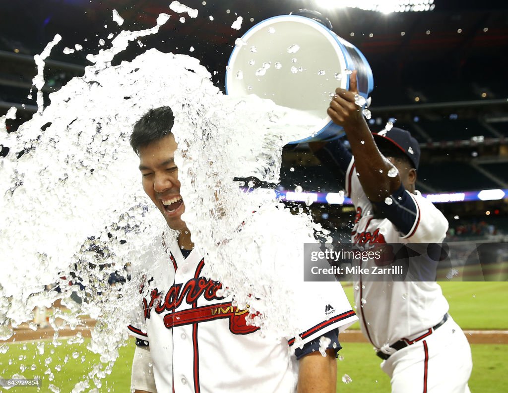 Miami Marlins v Atlanta Braves