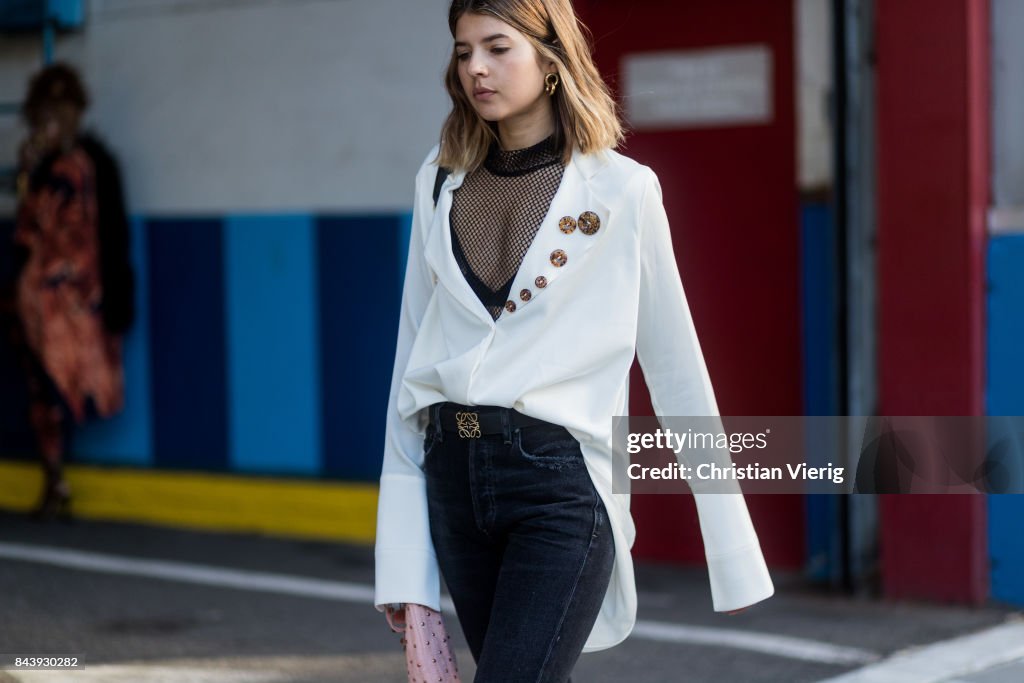 New York Fashion Week - Street Style - Day 1