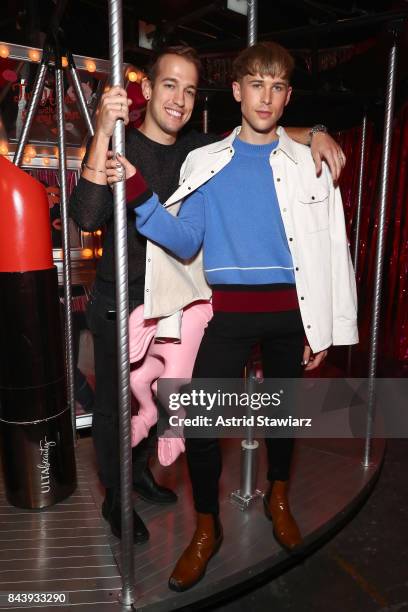 Actor Tommy Dorfman and Peter Zurkuhlen attend the Refinery29 Third Annual 29Rooms: Turn It Into Art event on September 7, 2017 in the Brooklyn...