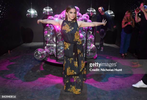 Anna Chlumsky attends the Refinery29 Third Annual 29Rooms: Turn It Into Art event on September 7, 2017 in the Brooklyn borough of New York City.