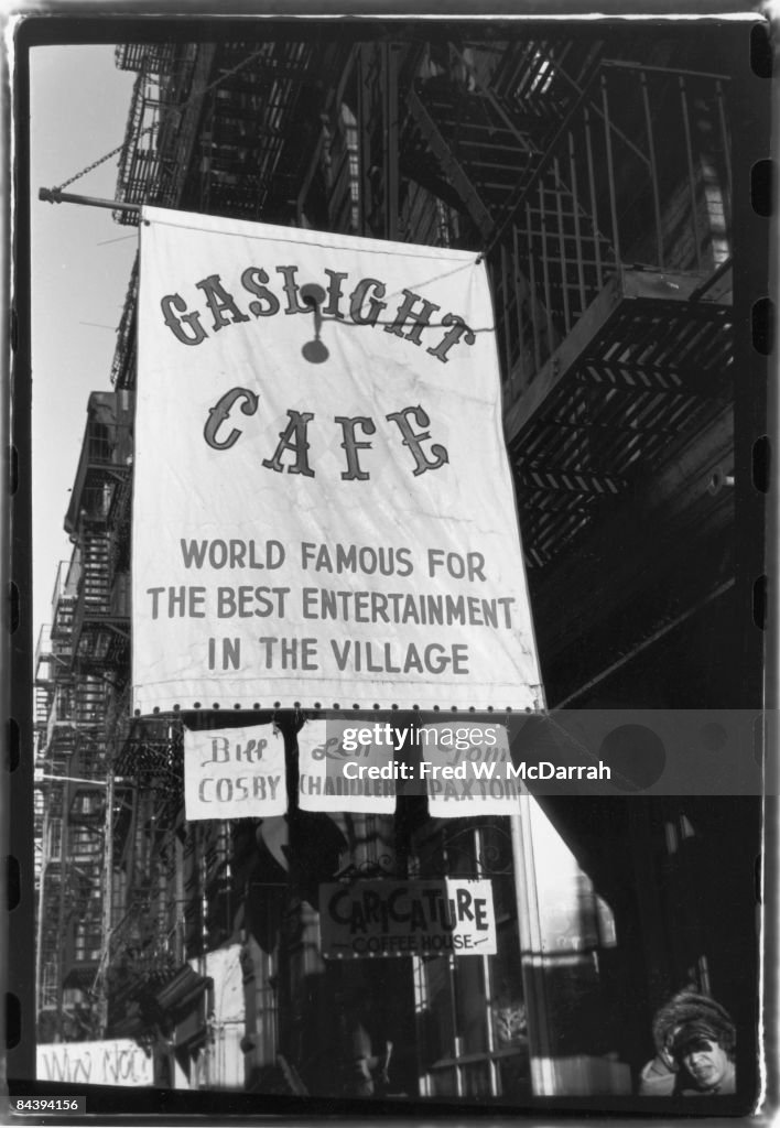 Outside The Gaslight Cafe