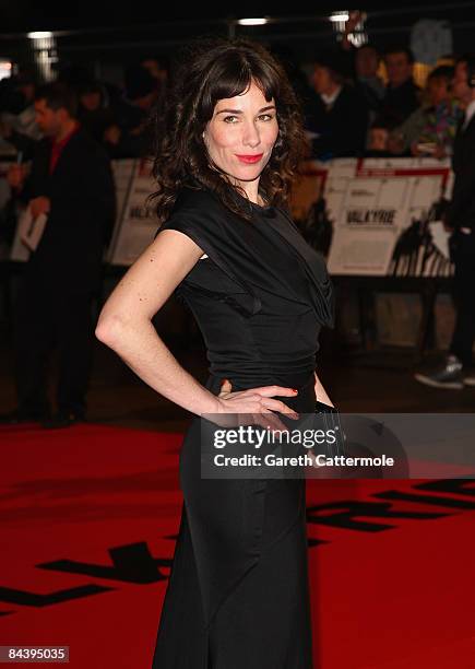 Actress Halina Reijn attends the "Valkyrie" film premiere held at the Odeon Leicester Square on January 21, 2009 in London, England.