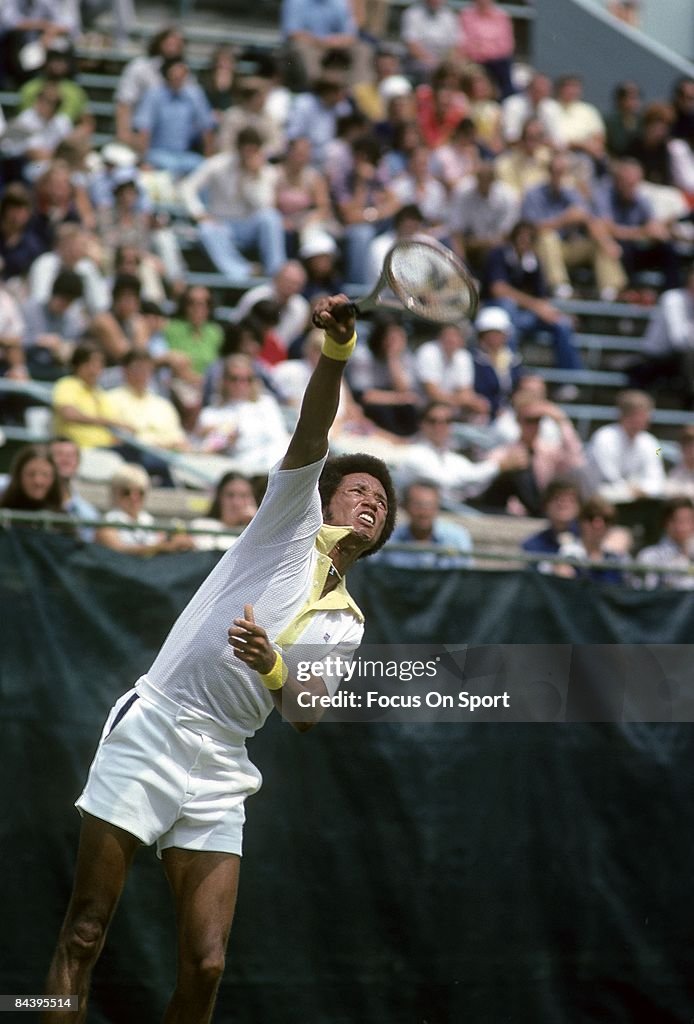 July 1975: Wimbledon Lawn Tennis Championships, Arthur Ashe