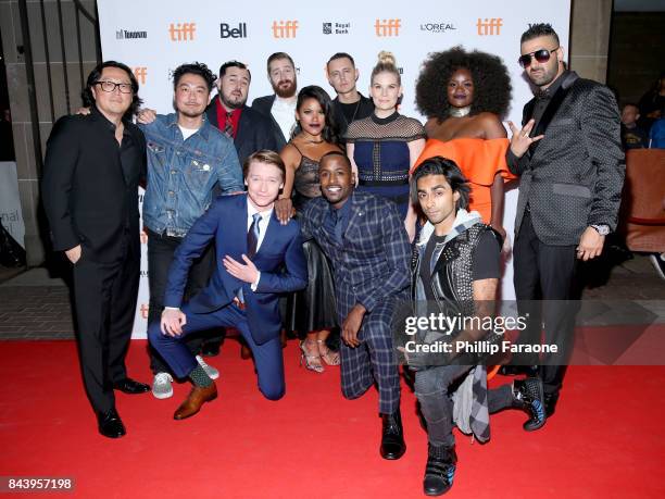 Cast and crew attend the 'Bodied' premiere during the 2017 Toronto International Film Festival at Ryerson Theatre on September 7, 2017 in Toronto,...