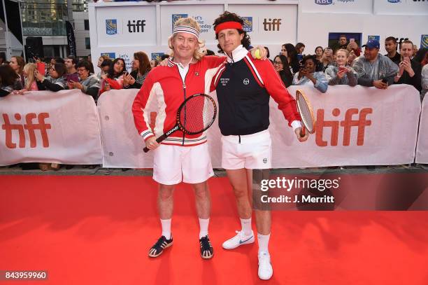 Tim League and Tom Quinn attend the 'Borg/McEnroe' premiere during the 2017 Toronto International Film Festival at Roy Thomson Hall on September 7,...