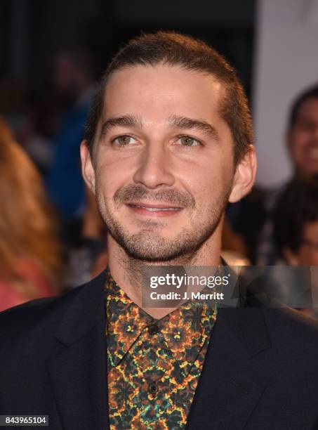 Shia LaBeouf attends the 'Borg/McEnroe' premiere during the 2017 Toronto International Film Festival at Roy Thomson Hall on September 7, 2017 in...