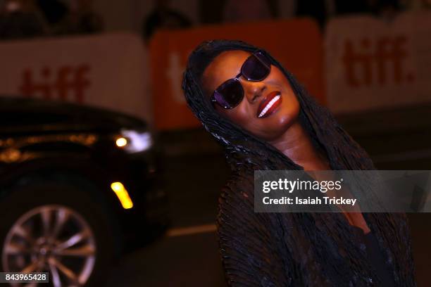 Singer/musician Grace Jones attends the 'Grace Jones: Bloodlight And Bami' premiere during the 2017 Toronto International Film Festival at The Elgin...