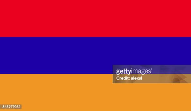 ilustrações, clipart, desenhos animados e ícones de bandeira da arménia - armenian flag