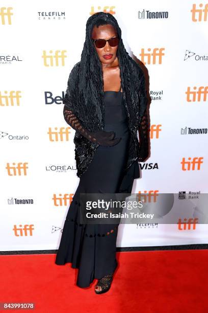 Singer/musician Grace Jones attends the 'Grace Jones: Bloodlight And Bami' premiere during the 2017 Toronto International Film Festival at The Elgin...