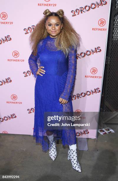 Rachel Crow attends 29Rooms opening night 2017 on September 7, 2017 in New York City.