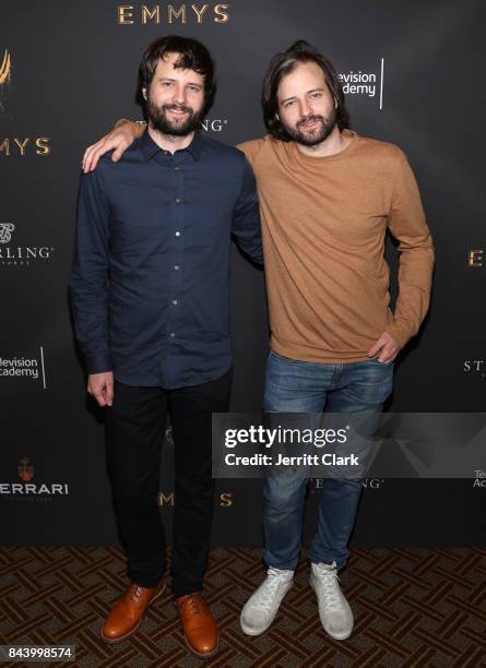 Ross Duffer and Matt Duffer attend an event celebrating Television Academy Nominees For Outstanding Casting at Montage Beverly Hills on September 7,...