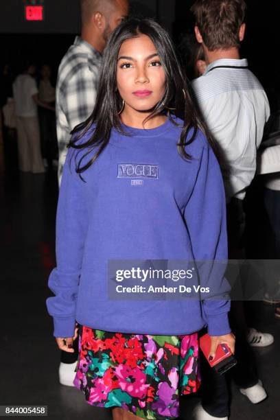 Zara Rahim attends Kith Sport fashion show at Classic Car Club on September 7, 2017 in New York City.