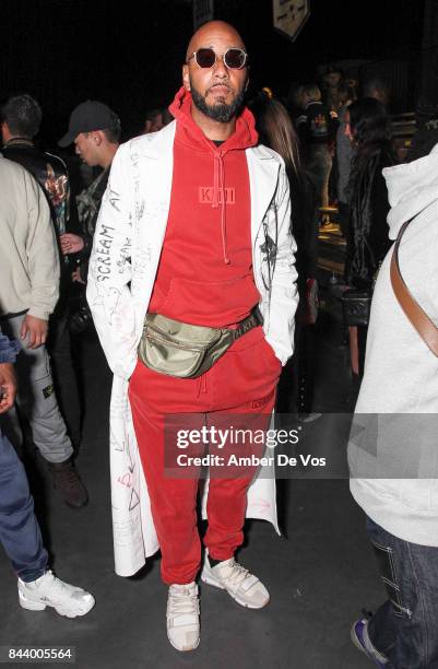 Musician Swizz Beatz attends Kith Sport fashion show at Classic Car Club on September 7, 2017 in New York City.