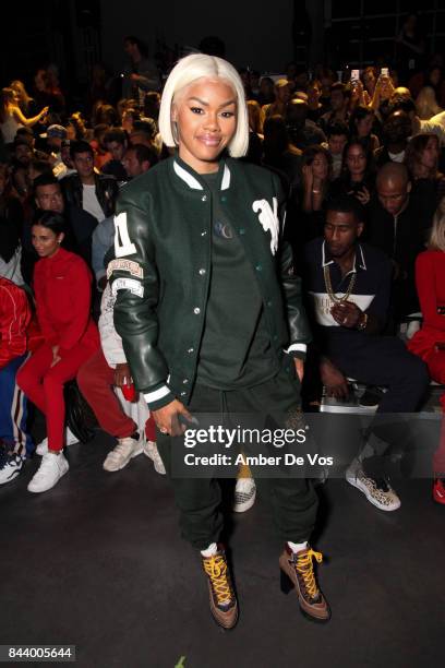 Actress Teyana Taylor attends Kith Sport fashion show at Classic Car Club on September 7, 2017 in New York City.