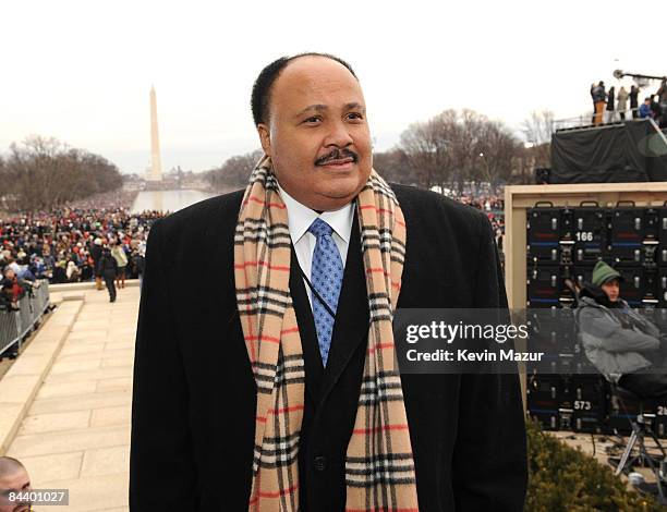 Martin Luther King III backstage at ÒWe are One: The Obama Inaugural Celebration At The Lincoln MemorialÓ presented exclusively by HBO on Sunday...