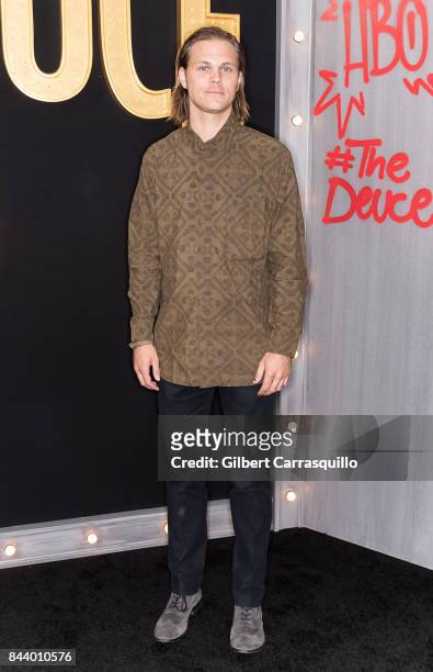 Actor Matthew James Ballinger attends 'The Deuce' New York premiere at SVA Theater on September 7, 2017 in New York City.