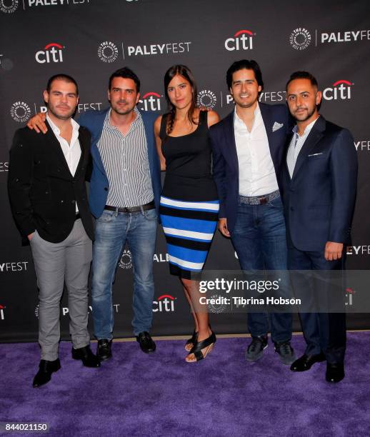 Marco de la O, Daniel Posada, Camila Jimenez Villa and Humberto Busto attend the Paley Center for Media's 11th annual PaleyFest Fall TV Preview for...