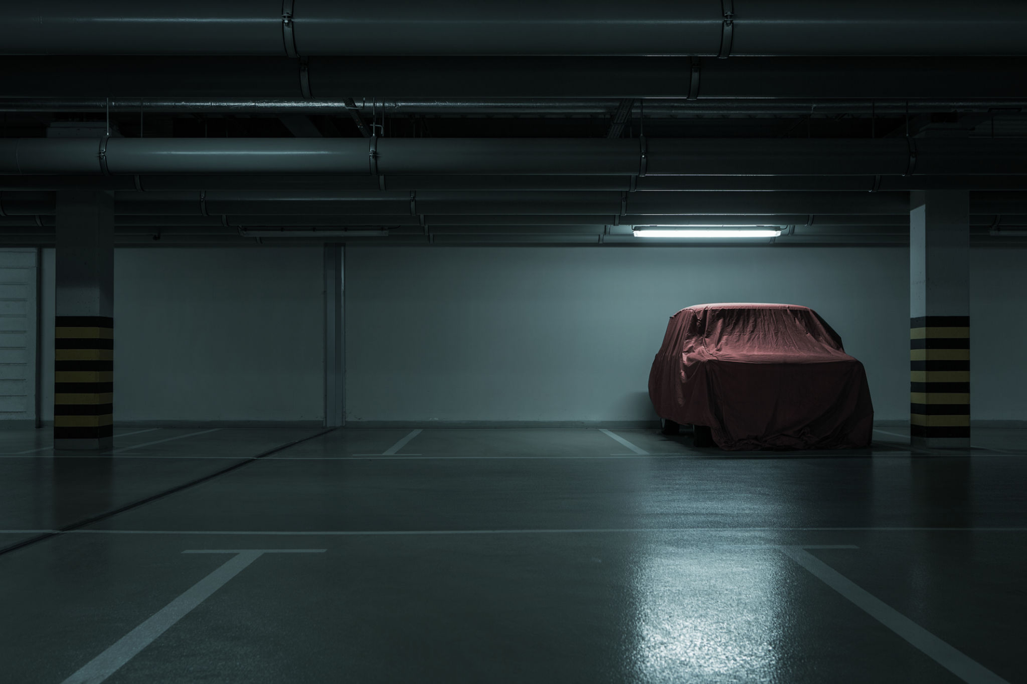 covered garage