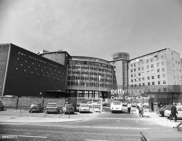 The BBC Television Centre in west London, 1980.