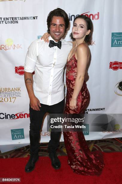 Paul Vandervort and Erin Sanders at the 9th Annual Burbank International Film Festival - "Limelight" at AMC Burbank 16 on September 7, 2017 in...