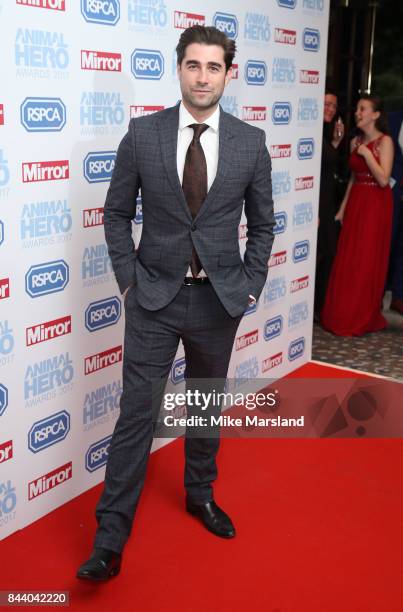 Matt Johnson attends the Animal Hero Awards 2017 at The Grosvenor House Hotel on September 7, 2017 in London, England.