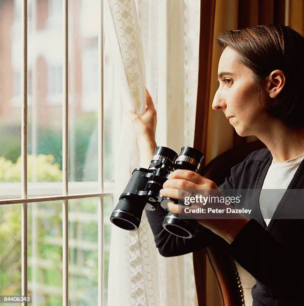 Window Onar 193 Neighbor Watching Window Stock Photos, High-Res Pictures, and ...