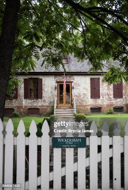 la casa de wickersham, st michaels, maryland - brycia james fotografías e imágenes de stock