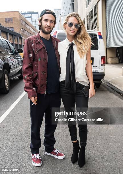 Actor Hopper Jack Penn and model Dylan Frances Penn arrive at Desigual fashion show during New York Fashion Week: The Shows at Gallery 1, Skylight...