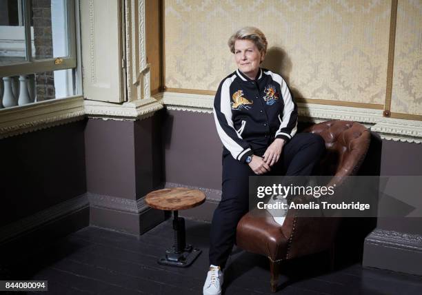 Comedian, tv presenter and campaigner Sandi Toksvig is photographed on September 2, 2016 in London, England.