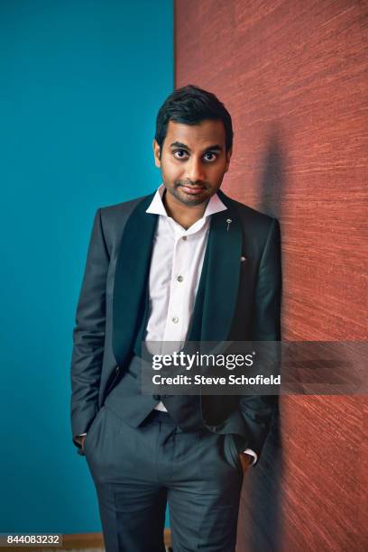 Actor Aziz Ansari is photographed for Emmy magazine on September 18, 2016 in Los Angeles, California.