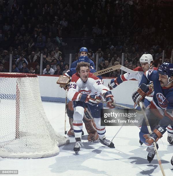 Montreal Canadiens Bob Gainey in action vs New York Islanders. Montreal, Canada 12/9/1978 CREDIT: Tony Triolo