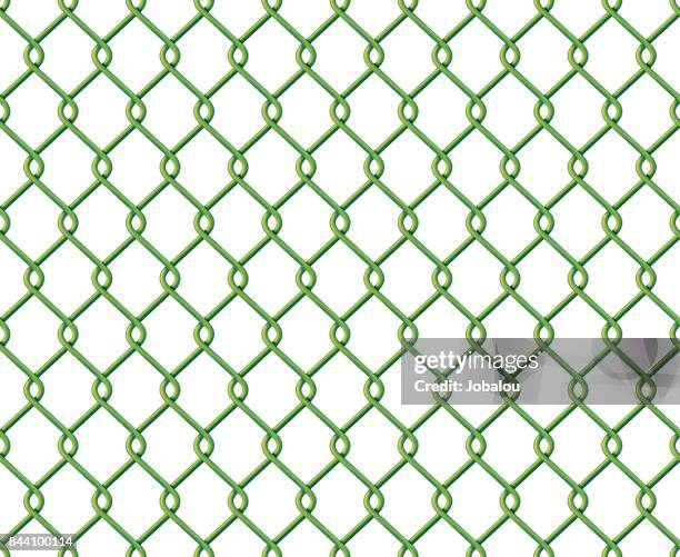 green wire mesh seamless - mesh fence stock illustrations