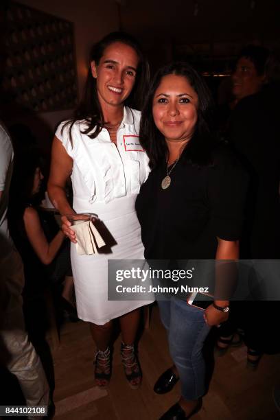 Lorea Canales and Mayra Mangal attend the 2017 Mexican Cultural Institute Gala on September 7, 2017 in New York City.