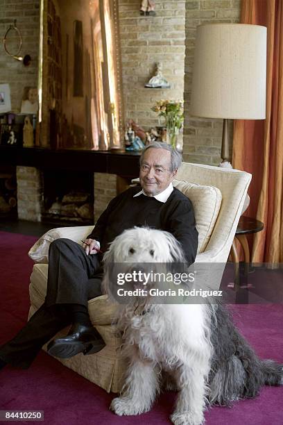 Philosopher, writer George Steiner is photographed for El Pais.