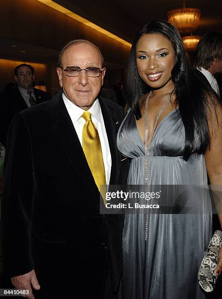 Clive Davis, Chairman and CEO BMG US, with Jennifer Hudson