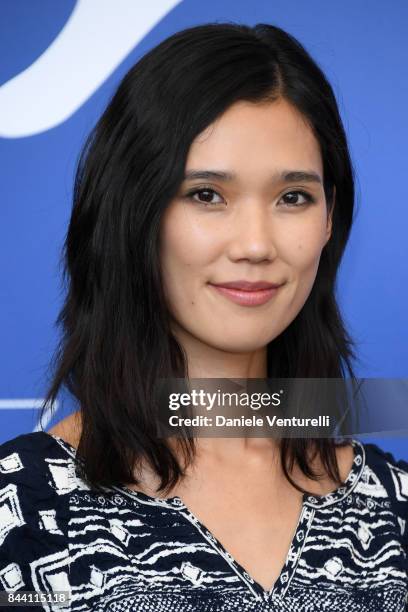 Tao Okamoto attends the 'Zhuibu ' photocall during the 74th Venice Film Festival on September 8, 2017 in Venice, Italy.