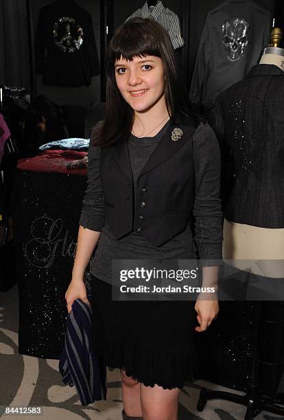 Actress Madeleine Martin attends the Access Hollywood "Stuff You Must..." Lounge produced by On 3 Productions celebrating the Golden Globes held at...