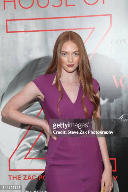 Larsen Thompson attends the premiere of "House Of Z" hosted by Brooks Brothers with The Cinema Society at Crosby Street Hotel on September 7, 2017 in...
