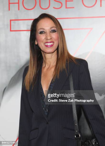 Pat Cleveland attends the premiere of "House Of Z" hosted by Brooks Brothers with The Cinema Society at Crosby Street Hotel on September 7, 2017 in...