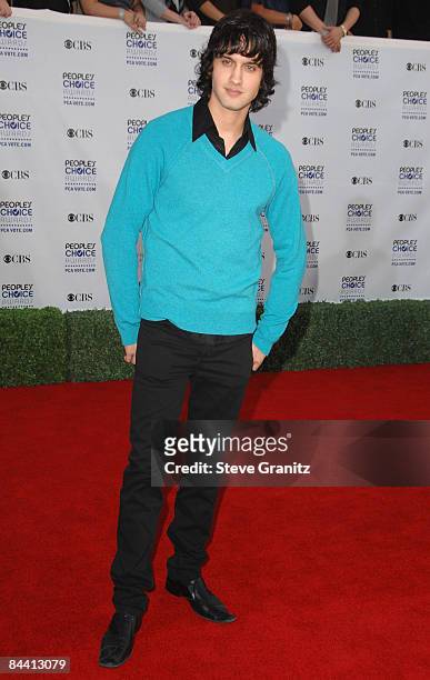 Actor Michael Steger arrives at the 35th Annual People's Choice Awards held at the Shrine Auditorium on January 7, 2009 in Los Angeles, California.