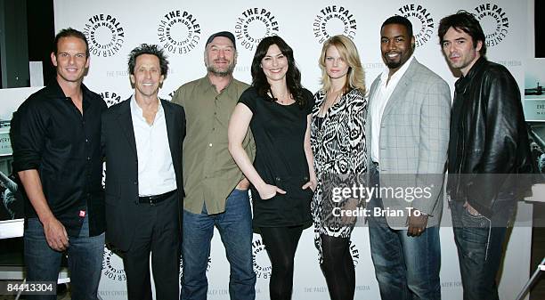 Series Creator and Executive Producer/Director Peter Berg, Academy Award-winning Executive Producer Brian Grazer, actor Ted Levine, actress Michelle...