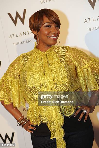 NeNe Leakes of Bravo's Real Housewives of Atlanta's attends the grand opening of the W Atlanta Buckhead Hotel Designed by Thom Filicia on January 22,...