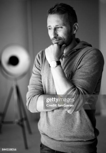 Actor Matthias Schoenaerts of 'Racer And The Jailbird' wearing a Master Grande Ultra Thin Jaeger-LeCoultre watch poses for a portrait during the 74th...